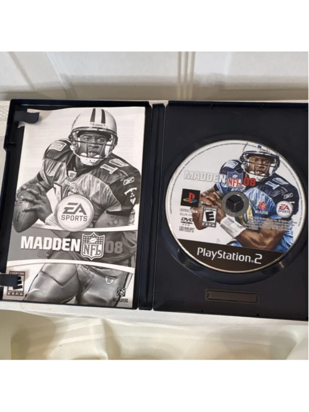 EA Sports Madden NFL 08 PS2 Multiplayer Manual NTSC 2007 American Football